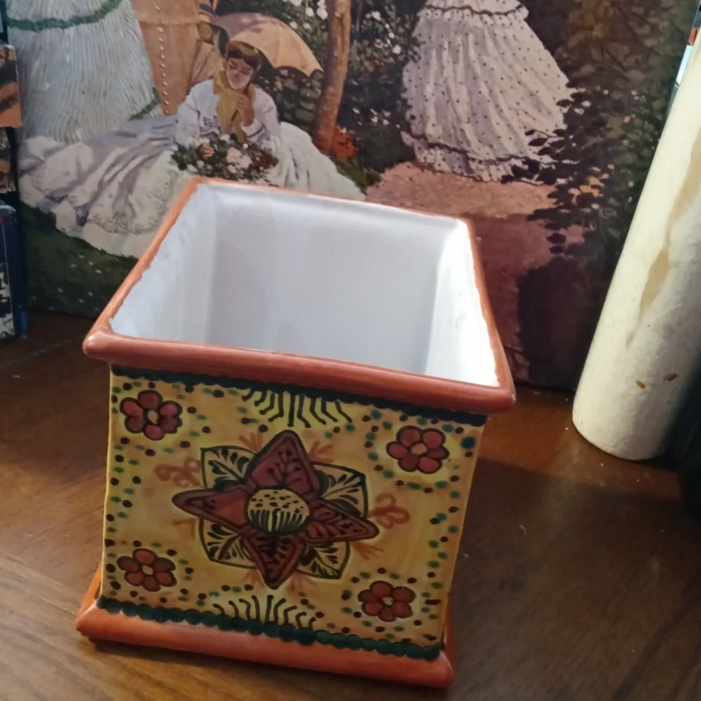 🏤Pedro Alba Artisan Mexico Talavera Vintage Ceramic Pottery,Nice Gift.🎁 🇲🇽 - Picture 5 of 14